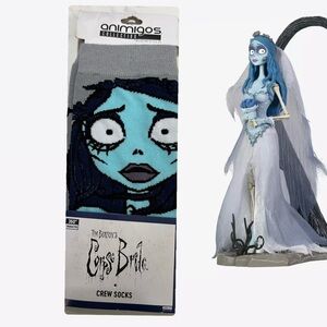 Warner Bros Corpse Bride Crew Socks